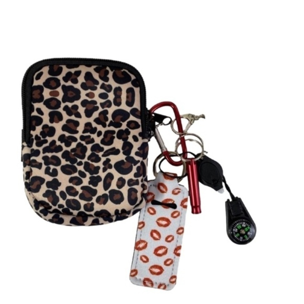 Water Bottle Pocket Key Finder Whistle Flashlight Compass